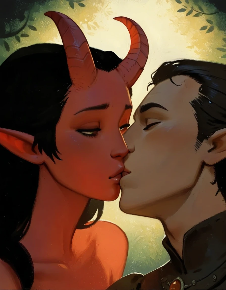 When a woman demon and an angel embrace, even the darkest nights are illuminated with the light of unexpected love.