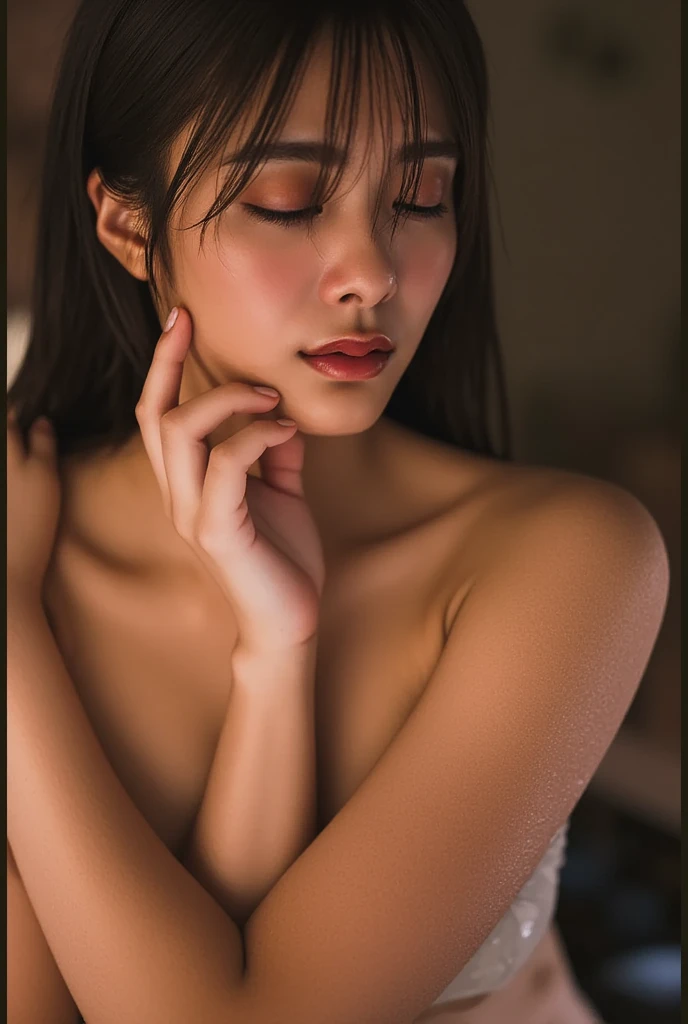 now draw a woman lock, but sensual