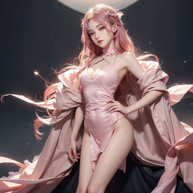 1. (An astonishingly realistic) — An incredibly lifelike portrayal of a woman cosplaying as Usagi Tsukino from Sailor Moon, featuring a high-angle shot that accentuates her striking resemblance to the anime character, with every intricate detail in her transformed costume meticulously captured in 8K ultra-high resolution.
2. (Illustration) — A breathtaking illustration of a cosplay Usagi Tsukino standing at an oblique angle, showcasing her beautiful, softly-lit face with a crescent moon behind her, her iconic bow accessorized and radiant pink makeup that reflects a dreamy appeal