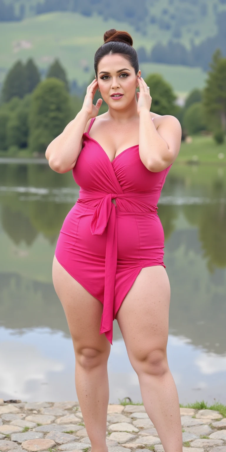 ((Um escandinavo Scrawny de 18 anos, Cheerleader with big breasts in royal PINK nursing uniform, tight clothes with nipples out)), (Laia Manzanareodelo entered, 12 year old, Youngh)), Ethereally beautiful, Scrawny, , hair blonde, blue colored eyes, small waist, , smooth light, ((David Hamilton Style)), photo by full body, sexy legs, stretch the chest, work of art, best qualityer, Photorealistic, 8K, high resolution, skin detailed, 8k hd, slr digital, smooth lighting, high qualiy, film grain, Fuji XT3, SEE TROUGH,,(big booty) (face here) Plus size bbw big , (wide booty)insanely inflated hips,Thick body ,fat body , curve shap body, widest hips , thick hips ,widest breast, thick breast, outdoor beach in water, full body