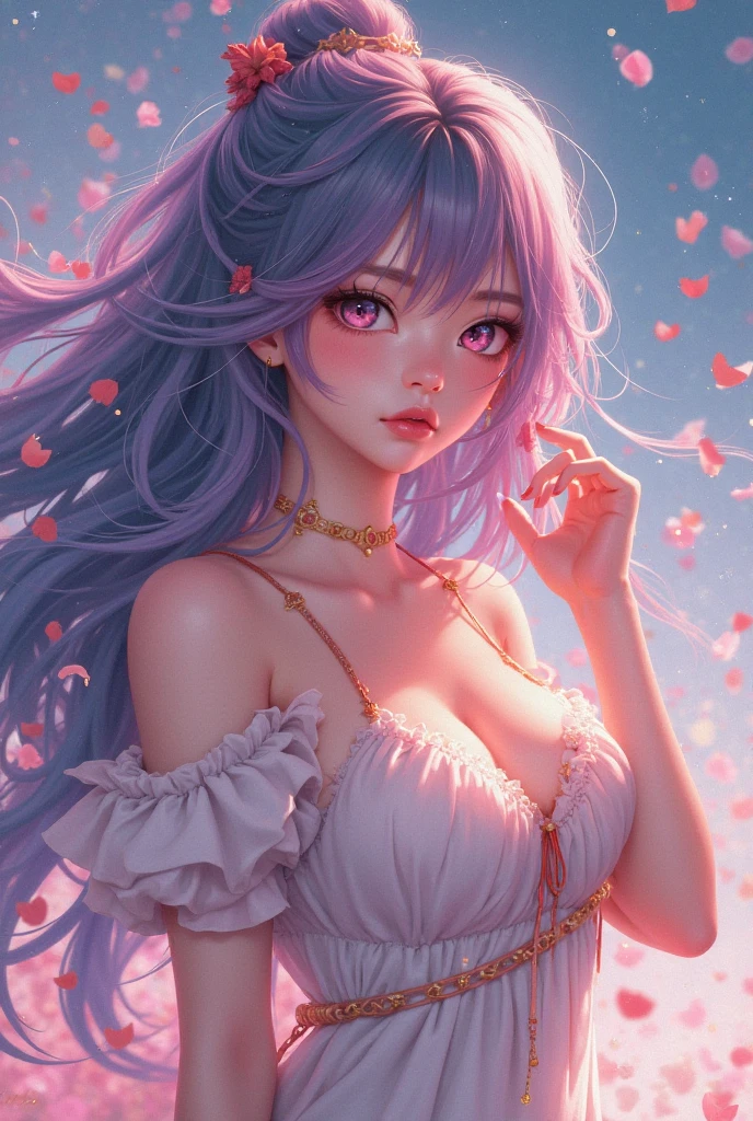 (masterpiece, best quality:1.4), (beautiful, aesthetic, perfect, delicate, intricate:1.2), (cute, adorable), (depth of field:1.2), (1girl, solo), colorful, vivid colors, perfect female form, perfect face, glossy pink lips, expressive eyes, eyeshadow, eyeliner, blush, highly detailed, 8k, masterpiece, 1girl, breasts, Purple hair, naughty face, from_below, spotted_hair , simple_background, solo, crotchless pantyhose , unfastened , portrait , (sketch:1.1), (sketch body:1.1), (sketch face:1.1), (ultra-detailed), doujinshi , absurdres <lora:SXZNijiRender:0.4>, nijistyle, <lora:OdaNonNewcraft:0.4>,