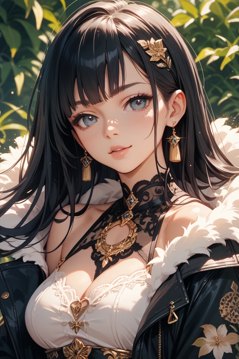 Dark Fantasy, Gloomy forest, Attractive young girl, The Forest Witch, golden eyes, Black Eye Makeup, dark shabby clothes, Celtic patterns on the body, Beautiful face
sultry look, seductive
