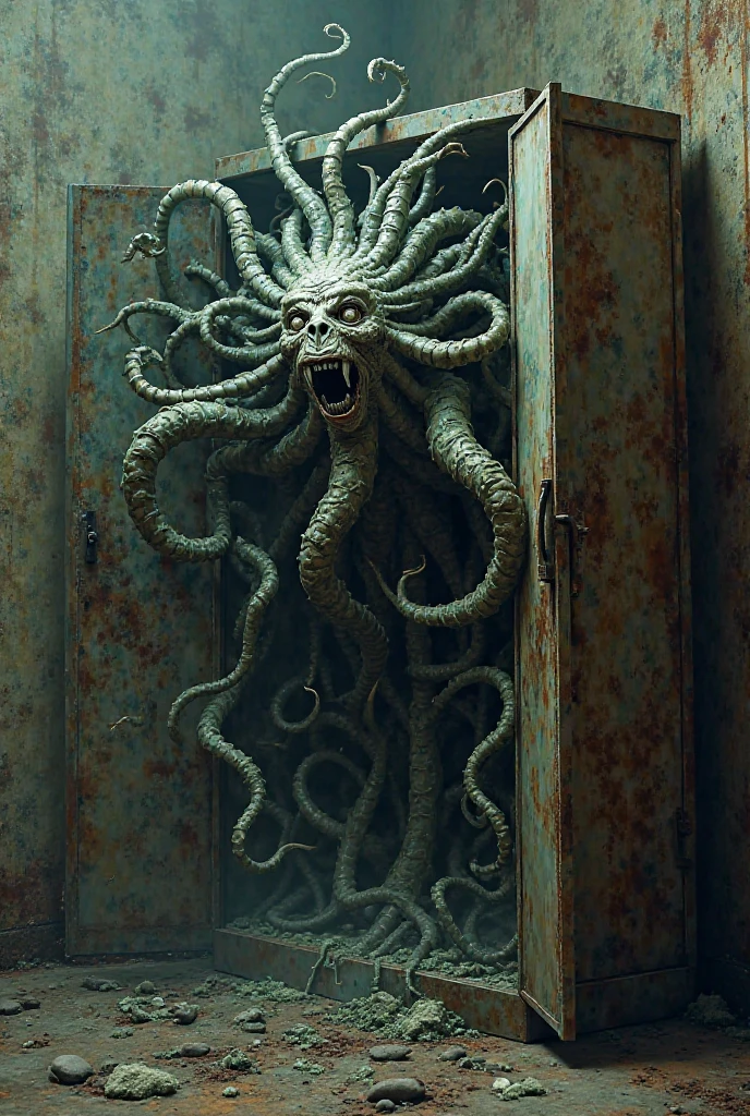 front wall in hr giger style