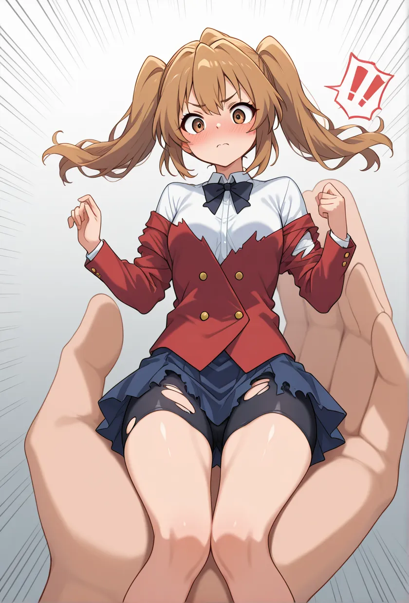 Palmtop Tiger (Taiga) in a Palm
