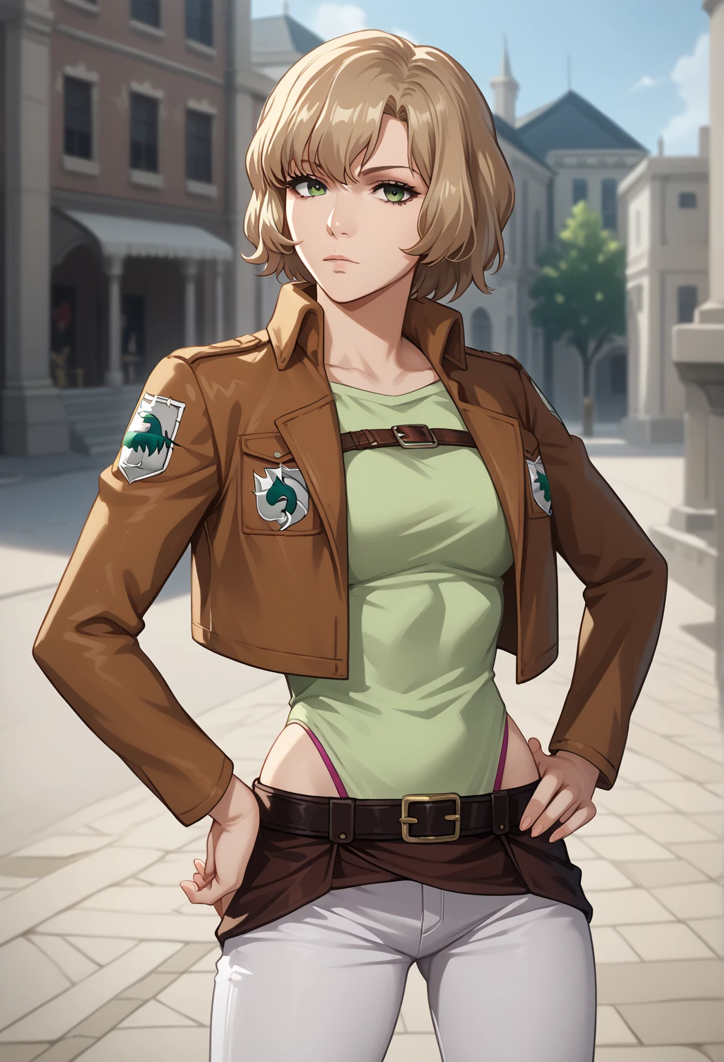 source_anime,score_9,score_8_up,1girl,solo,outdoors,public park,park,in screencap,anime screencap,hellsing,seras,public,oversized Hoodie,hood up,no pants,no panties,looking at viewer,confused,confused expression,head tilt,pussy,vagina,medium length hair,(arms in pocket), shexyo, shexyo style