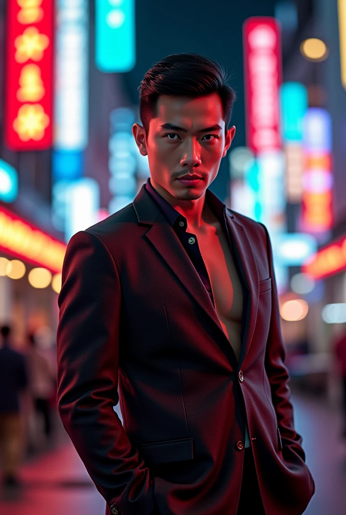 best quality,4k,8k,highres,masterpiece:1.2,ultra-detailed,realistic,nighttime city scene,attractive,fit,relaxed,naked Asian man,diverse LGBTQ men,enjoying,ambient lighting,urban environment,peaceful atmosphere,quiet streets,neon lights,gentle rain,reflection on wet pavement,sexy,confident poses,positive energy,vibrant colors,expressive eyes,smooth skin,sculpted abs,warm color tones,modern architecture,stunning skyline,multicultural community,lively nightlife,acceptance,celebration of diversity,positive LGBTQ representation,unity,queer pride, penis