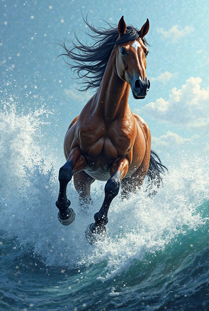 horse running in the water with a sunset in the background, beautiful horse, horse, hd wallpaper, flowing mane, majestic horses, wallpaper hd, digital horse, horse is running, amazing wallpaper, equine photo, riding on a prancing horse, high quality wallpaper, desktop background, centaur horse, high quality desktop wallpaper, horses, wallpaper 4 k, wallpaper 4k