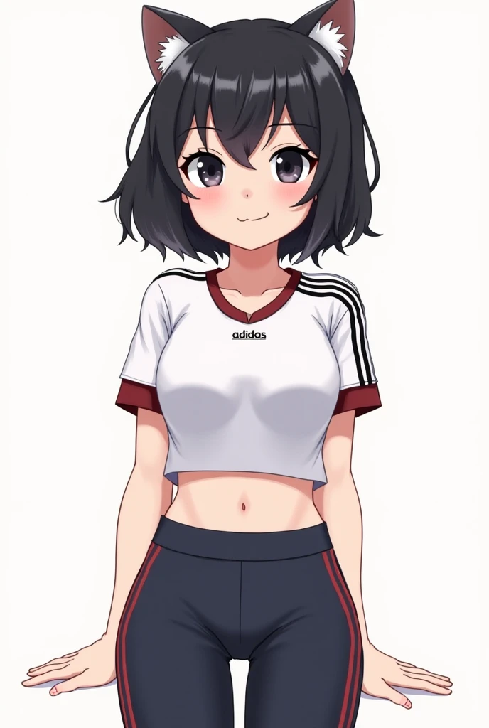 16k works,Highest quality,18-year-old,No background.White background only,whole body、Kneel,Dynamic and sexy pose, One person, beautiful顔,, Symmetrical eyes, Perfect body, Good balance、 Perfect body、Very short hair, beautiful, lover, Rough chest T-shirt, beautiful Soldier, Eyes that beckon the viewer, loverの視点, Attractive expression, Sexy smile, Perfect Style, Perfect balance, Detailed skin, Mischievous Gaze, I can see your chest