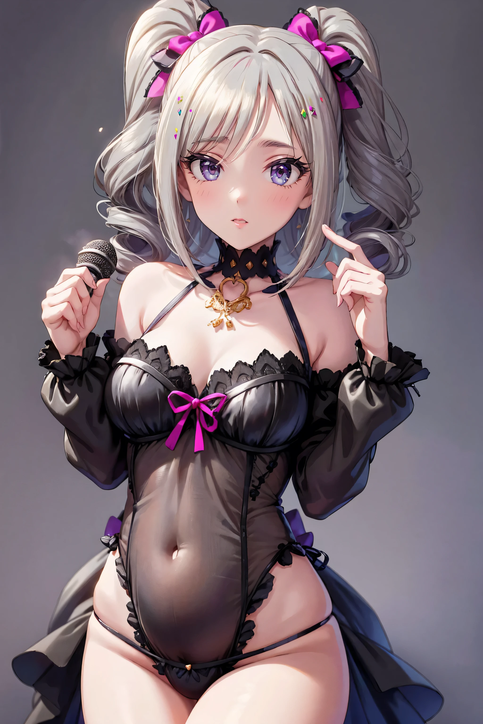 (masterpiece,ultra-detailed,best quality,8K,CG,realistic,illustration:1.4),(perfect-composition,detailed beautiful face,Clean skin,photographical skin,shiny skin,shiny hair, photographical hair,ultra detailed eyes,shaved,uncensored:1.2),<lora:add_detail:1.8>, (petite girl:1.4) ,smile, <lora:edgGothGal_MINI:0.8> gothgal,wearing a GothGal outfi, dress, ribbon, frills, lace,thighhighs
