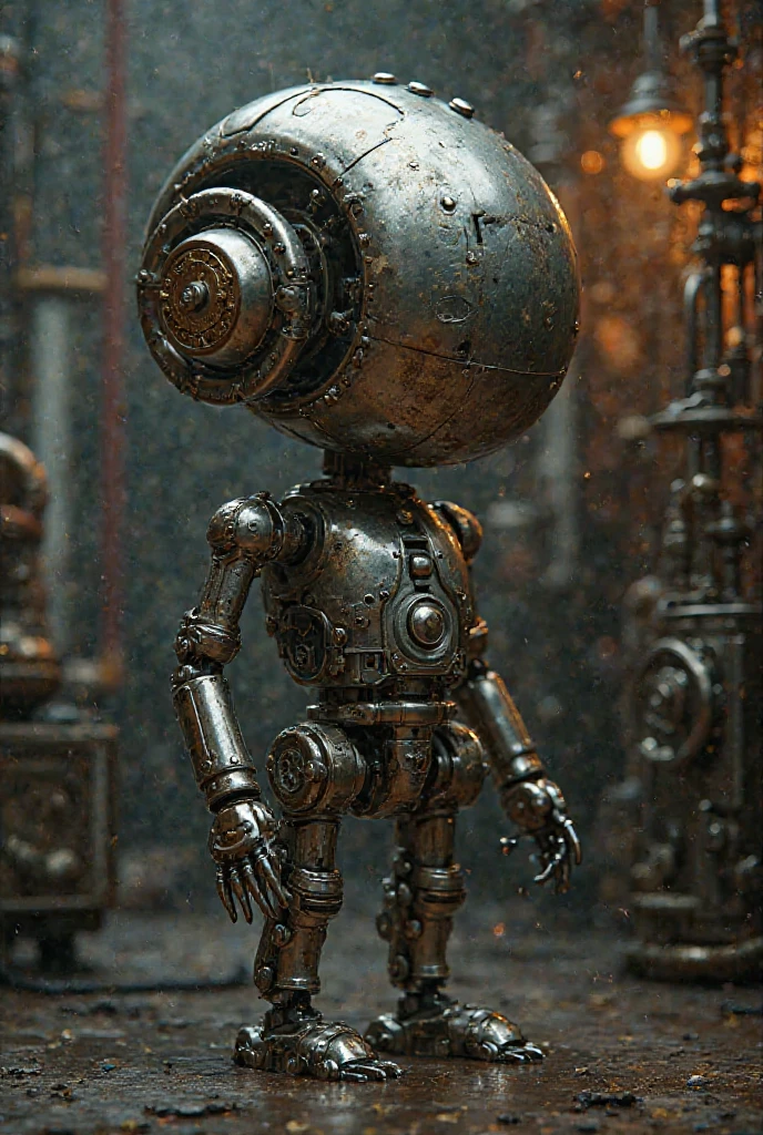 (dynamic pose:1.2),(dynamic camera),Machinarium, fantasy, beautiful, highly detailed, RAW photo, full sharp, (FullHD epic wallpaper) 8k uhd, dslr, soft lighting, high quality, film grain, Fujifilm XT3