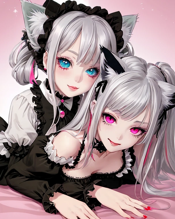 anime girl with cat ears and a cat tail, anime cat girl in a maid costume, anime maids riding early tanks, maid outfit, anime girl in a maid costume, characters from azur lane, nixeu and sakimichan, wlop and sakimichan, cosplay of a catboy! maid! dress, from the azur lane videogame