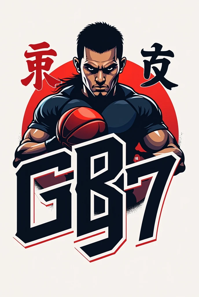 Hello can you generate a logo with the name GB57 in capital letters for ...