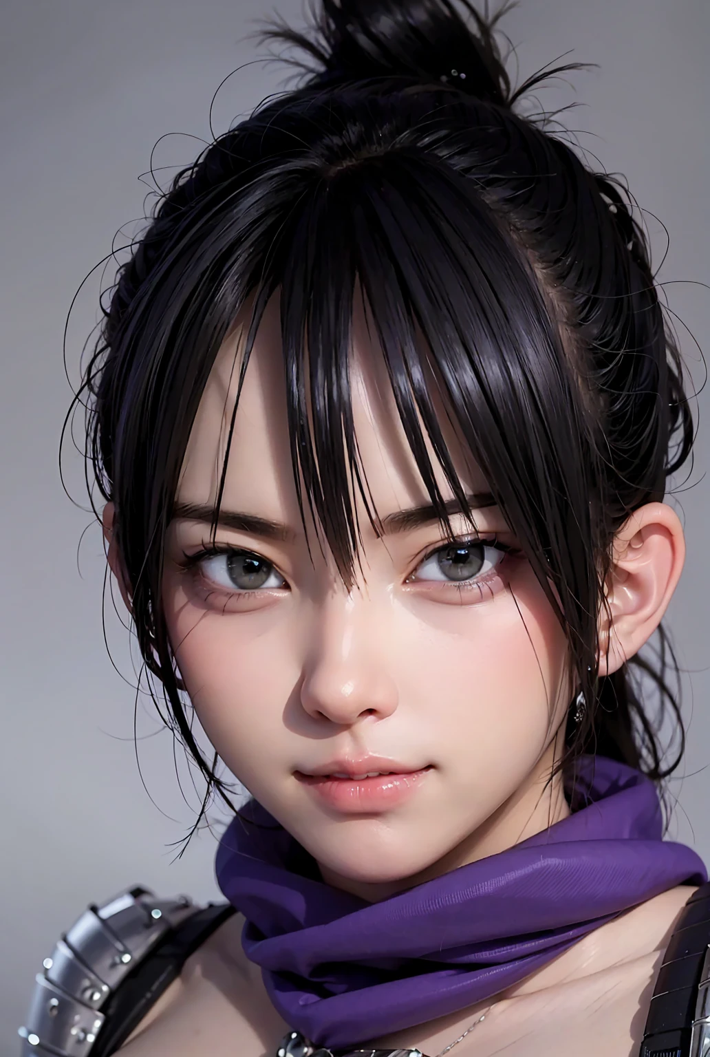 Masterpiece, Best Quality, Official Art, 8k Wallpaper, Very Detailed, Illustration, 1 Girl, Sky Blue Hair, Long Hair, Detailed Eyes, Forrest Gump, Bare Shoulders, Hanfu, Lake, Pure, Soft Smile, bamboo, tea
