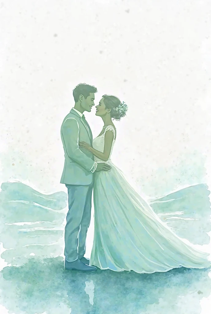 Painting of bride and groom in wedding dress, author:Uesaka Seka, author:Hiroshi Yamagata, author:Kiyochika Kobayashi, author:Iwao Takamoto, author:Yasutomo Oka, author:Nobusada Yanagawa, author:Tsuji Fujita, author:Nanmi Morikage, author:Yasutomo Oka
