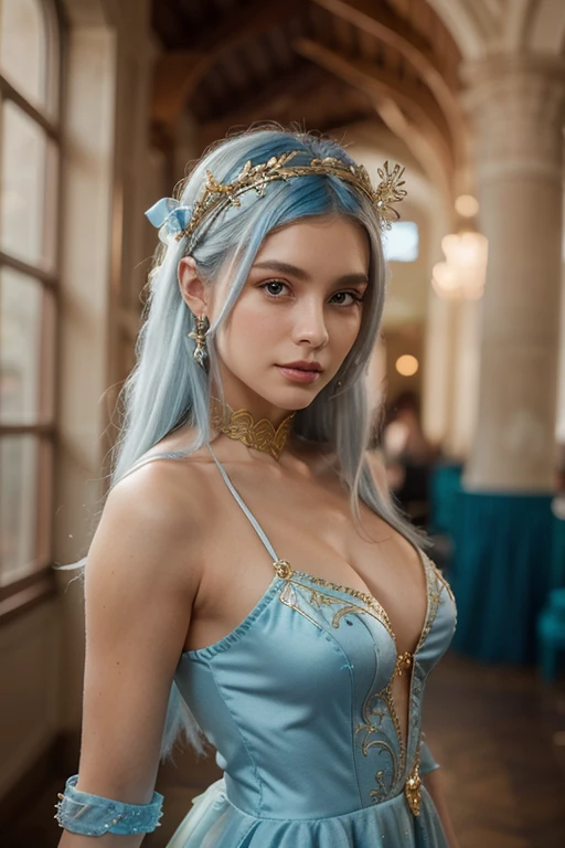 (((multicolored hair, [gray hair]))), ultra-realistic 8k CG, perfect face, flawless, clean, masterpiece, professional artwork, famous artwork, movie lights, movie bloom, perfect face, beautiful face, beautiful eyes, (((perfect female body, narrow waist))), gorgeous queen, royal, sacred, goddess, god-like, (royal palace), fantasy, fantastic, illusory, science fiction, (), beautiful clothes, lace, lace decoration, lace decoration, lace decorated socks, nsfw,, ridiculously long hair, very long hair, (rich: 1.4), prestige, luxury, jewelry, diamonds, gold, pearls, gemstones, sapphires, rubies, emeralds, intricate details, delicate patterns, sexy, glamorous, seductive, erotic, glamorous, hair accessories, necklaces, earrings, bracelets, armbands, looking at the audience,