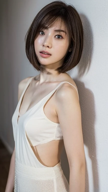 best quality, masterpiece, high resolution, 1girl, beautiful and perfect face, bob cut, maxi dress, intricate detailed, cinematic feel, 8k, extremely detailed