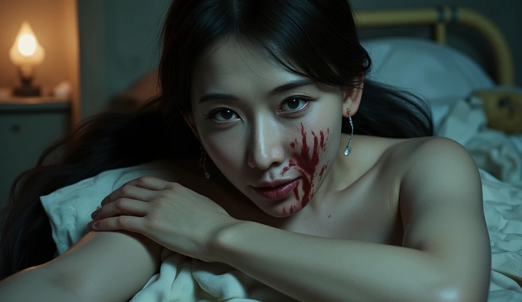 murder scene、Bloody corpse