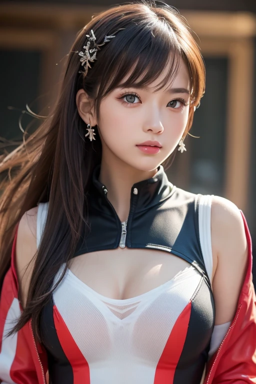 realistic, 4K, Beautiful with dazzling makeup ((japanese ninja cosplayer)), 21 year old full body woman, Wearing a detailed, very short ninja cosplay costume., ((very large breasts)), (No Braza), My heart is falling due to gravity.,surrounded by a lively crowd. Cosplayers are the center of attention, Her eyes have intricate details, Lips, And the face. The costume is made of high-quality materials., Looks exactly like the character. The background is full of passionate people, create a lively atmosphere. Image quality is excellent, Featuring highly detailed features and realistic textures. laugh, happy expression, art style, Gives images a dynamic and vivid appearance. The color tone is vivid and vivid., Shows the character&#39;s vivid personality. The lighting is bright and well balanced.., Looking straight at the camera, Taking pictures, Dynamic ninja pose, Highlighting the cool appearance of cosplayers. very erotic pose, 