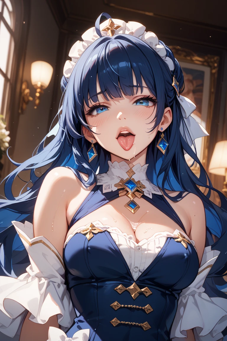 Make a princess High details, high resolution, aretes, breasts big,