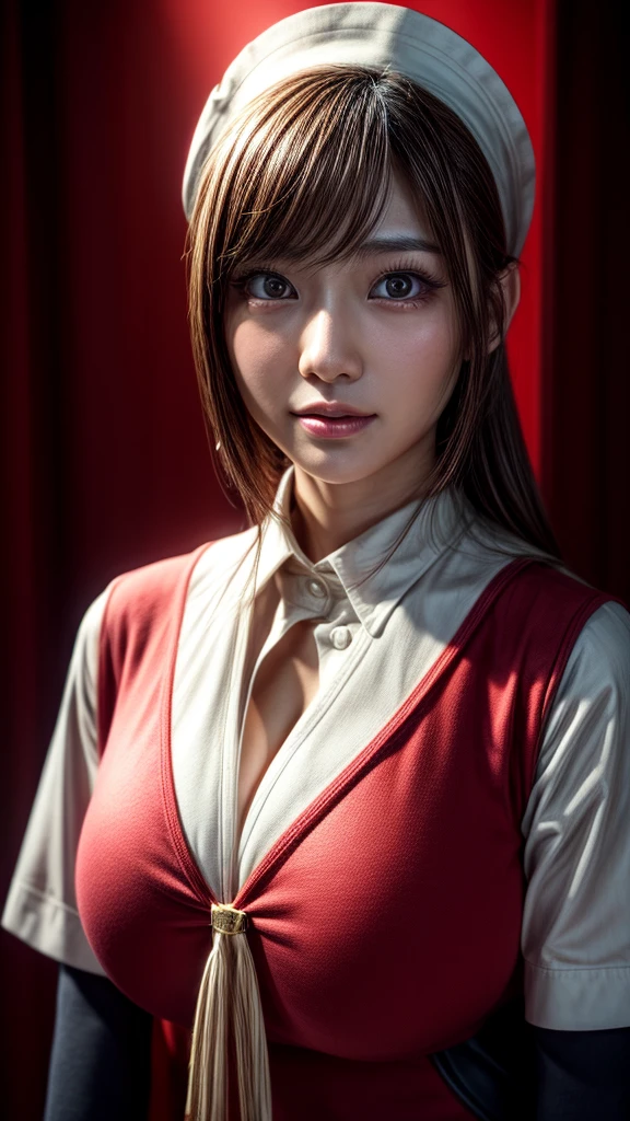 (Detailed CG、Unity、8k wallpaper)、(Very delicate and beautiful)、(masterpiece)、(Highest quality:1.2)、(Ultra-high resolution:1.3)、(Beautiful realistic Asian),Beautiful lighting、Perfect Lightning、Realistic Shadows、Fine skin、Very detailed、Detailed face and eyes、Realistic eyes、Sharp pupils、Huge , In the classroom、School、sunset、Beautiful Face、Blurred Background、(Japanese women)、Glowing Skin、Side Up、Beautiful black hair、Blunt bangs、Japan High School Sailor Uniform、Pleated mini skirt、A kind smile, ((Tabletop, Highest quality)), (Glowing Skin), Cinema Lighting, Physically Based Rendering, Award-winning, Very detailedな肌, Very detailedな顔, Beautiful eyes in every detail, Carl Zeiss 85mm F/1.4, (Cowgirl:1.3), (cumin , Chest and thighs), she'Very cute 16 years old , (Brown Hair, Straight Long Hair, Open your eyes, Round face), Big cleavage, (Sailor blouse, I pulled up my pleated skirt myself:1.3), Watching from afar, (Spread your legs, Focus on the thighs),art、