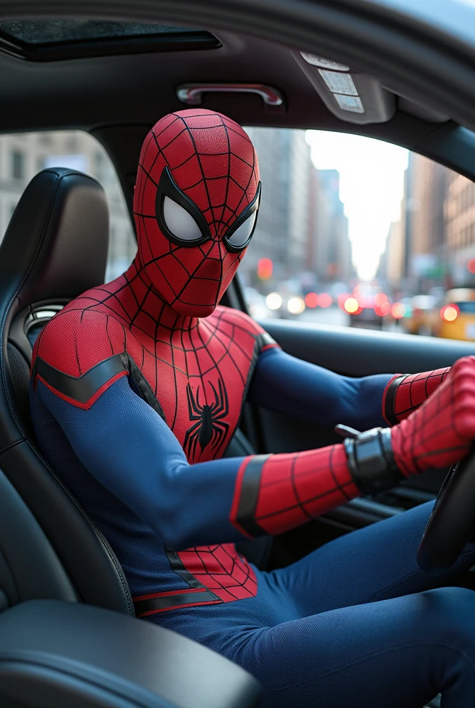 SPIDER-MAN ENTERY THE CAR