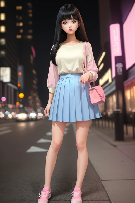High resolution, Highest quality, super high quality, Very detailed, 8K、mini skirt、Embarrassing