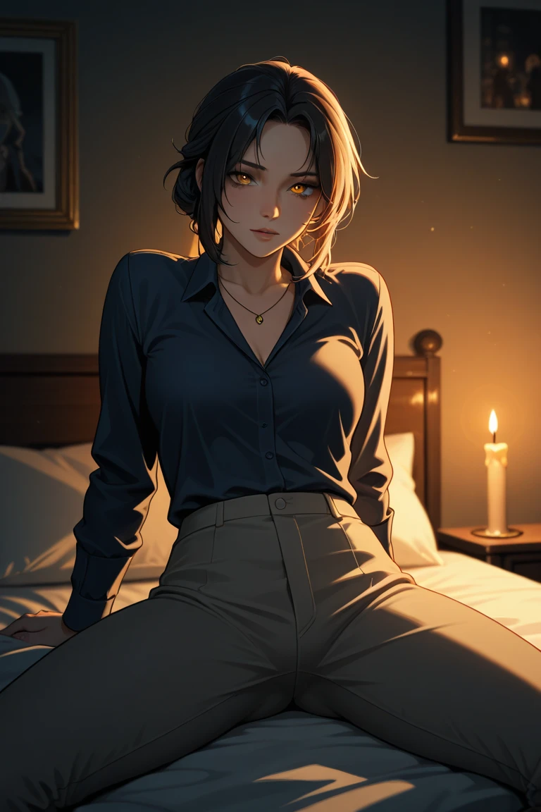 She came to me in the evening, all in tears, angry and drunk. It always happened that way when there was another scandal at her house. I've never denied her a place to sleep and food, and she's never denied me sex. This has been our way since she was a ... (((medium breasts))), ((long legs)), ((mess in clothes))