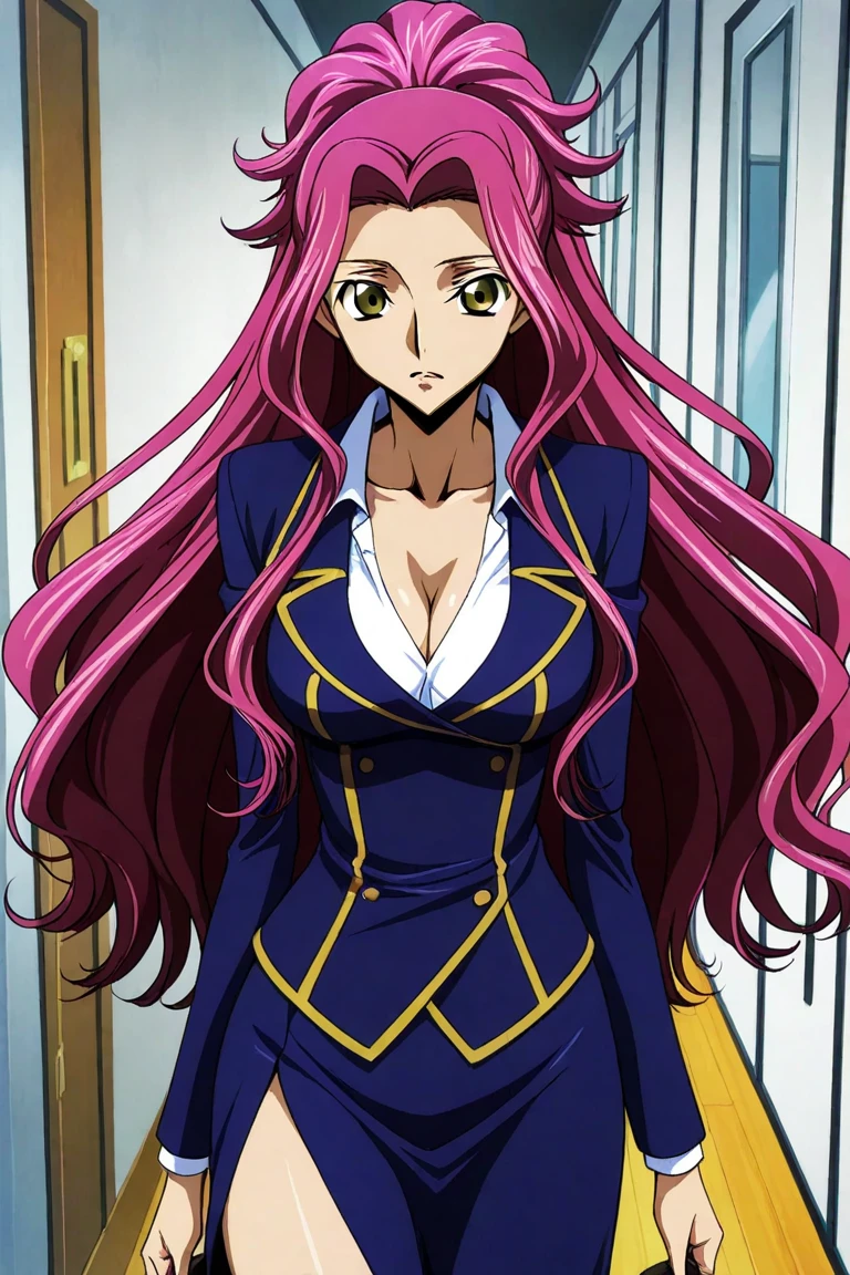 Moka Akashiya getting ready for a date with Tsukune Aono,