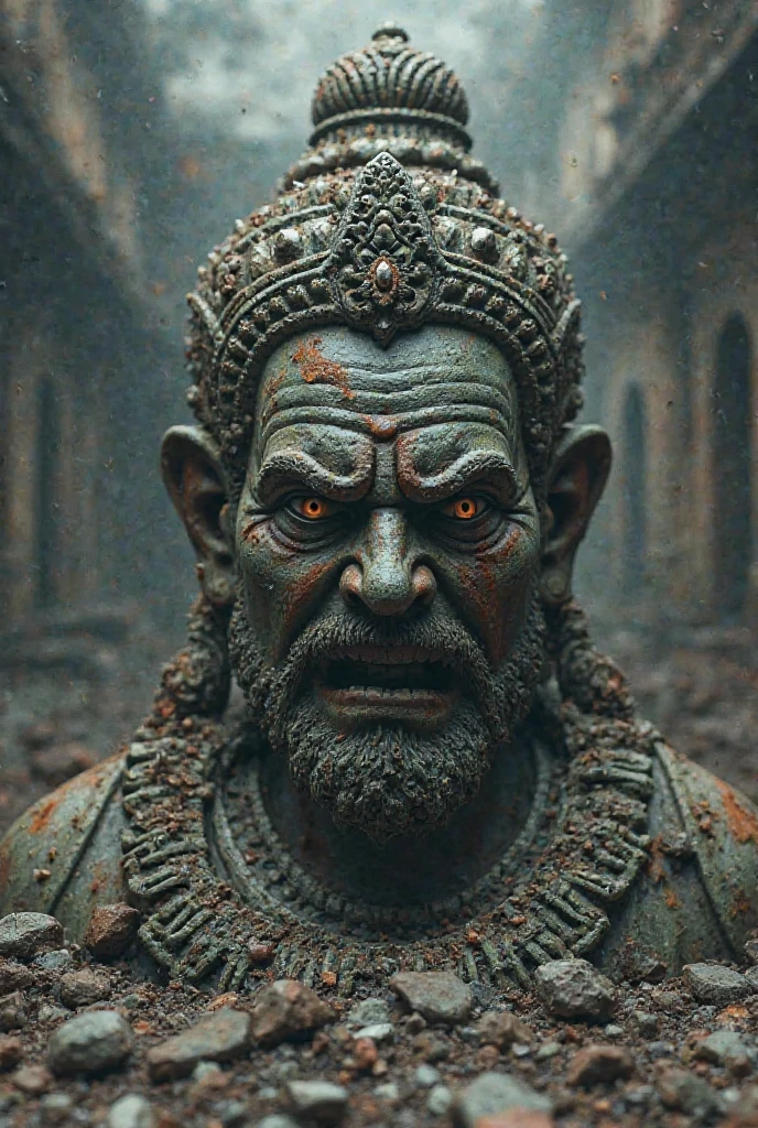 Lord Siva angry face