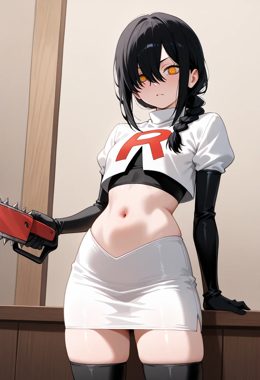 score_9, score_8_up, source_anime, standing, hellsing, seras, femboy, twink, otoko no, crop top, pov, choking, gorusei, ikuchan, light skin, light skinned female, white male, laying down, on back, choked, hair over one eye, boots, ahegao, bed, dark skinned male, gritting teeth, saliva, shorts lift, small penis, chastity cage
