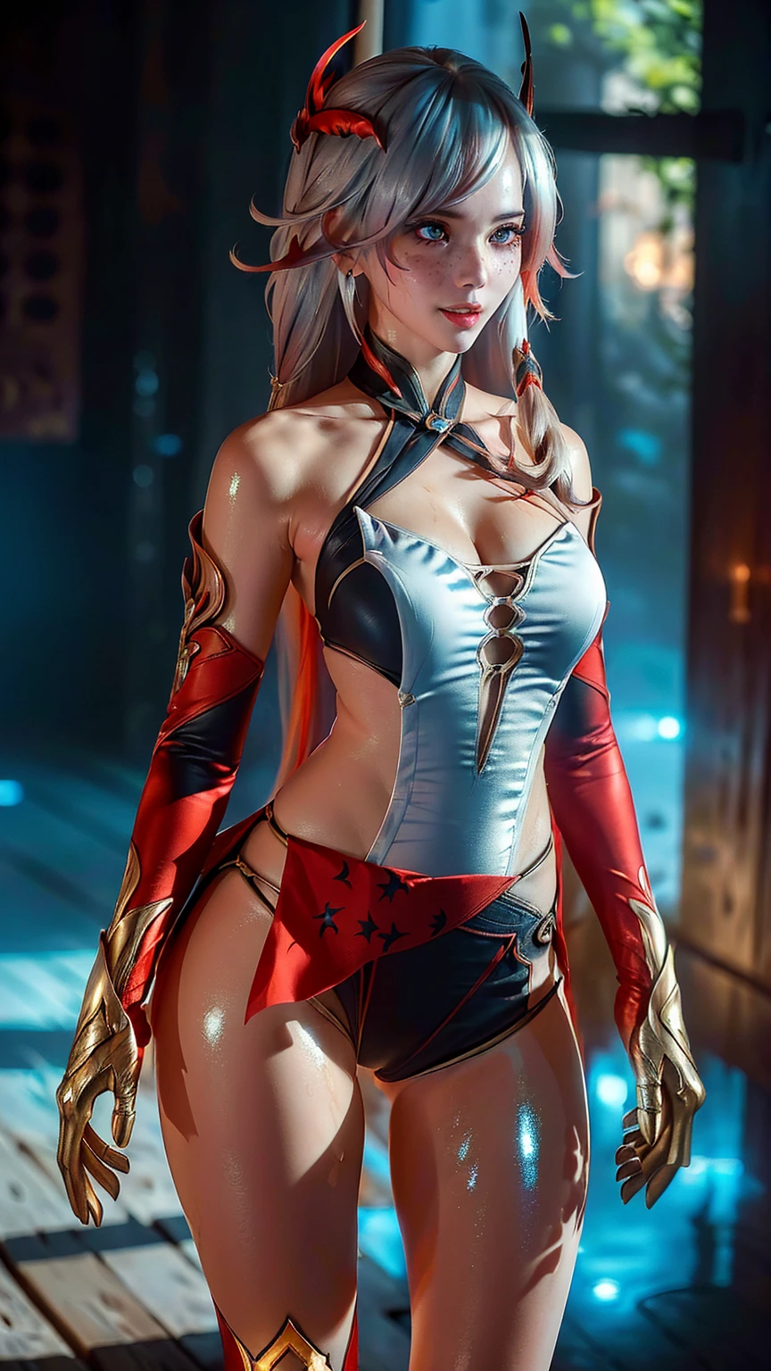 1 female,5 years old,small ,small breasts, solo,(background with:Rainforest) She has short blonde hair,,View from the front, straight hair,,(((masterpiece),(Very detailed CG Unity 8k wallpaper),best quality,light,detailed background,Beautiful and delicate eyes,bright pupils,blue eyes,snow white skin,red lips(Very delicate and beautiful),(Beautiful and detailed eye descriptions),Super detailed,masterpiece,))face camera,high resolution,Super detailed),violent house,exposed genitals, convex,legs are open,convex起性感,camel toe,,Xia,Iron Man