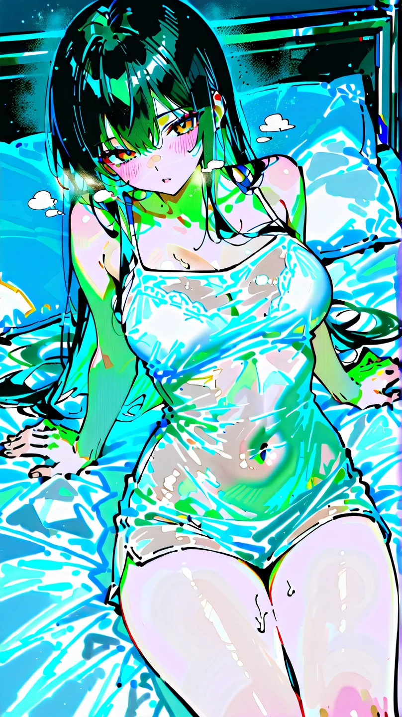 Brazilian beach babe, (busty), ((bimbo)), ((slutty)), (fit), ((perfect)), tan, (((Brazilian))), (((Brazilian appearance))), (Brazilian body shape), glossy eyes, ((((beautiful)))), raunchy, confident expression, ((hyper sexualized)), hourglass body, (sexy), from the front, (feminine), creative colorful frilly thong bikini, big sunglasses, bracelet, luscious wet hair, voluptuous juicy round , underboob, voluptuous round ass, shapely well built glutes, underbutt, sexy hips, full shapely body, ((curvy)), vibrant aura, smooth shiny skin, sexy lighting, Brazilian beach background, sunny, cloudy, gorgeous beach, detailed vivid beach background, smooth clean lines, ultra textured, ultra detailed, highest resolution, maximum quality, perfect, max detail, vivid colors, max texture, energetic composition, dramatic lighting, crystal clear, depth perspective, high contrast, seamlessly blended, photorealistic rendering, chromatic aberration, subpixel precision, bokeh effect depth art, anamorphic perspective, hdr high dynamic range, spectral color graded, photometric lighting, lush visceral textures, motion lines
