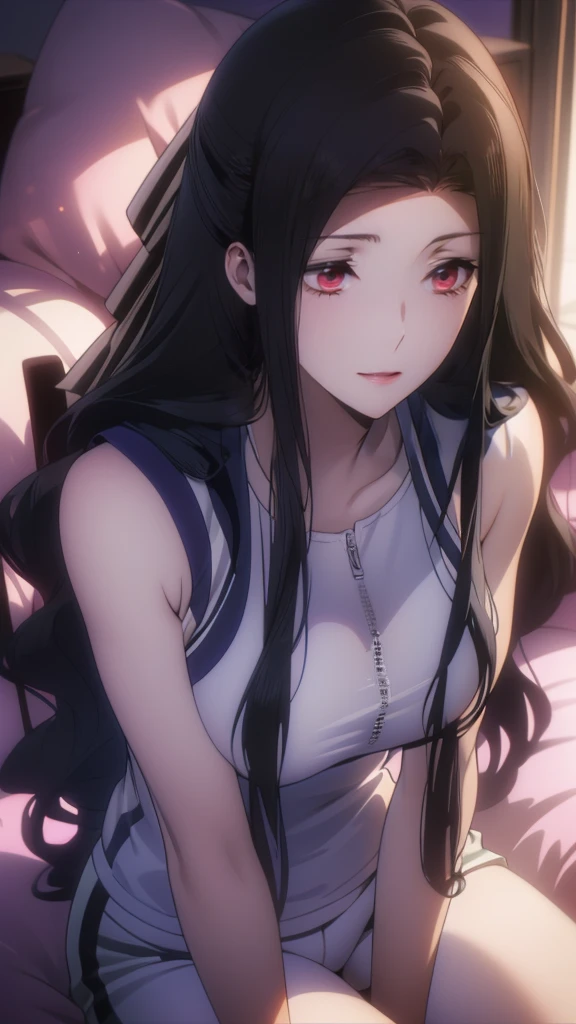 1 personの, alone, masterpiece, Highest quality, The Irregular at Magic High School, Mayumi Saegusa,Mayumi Saegusa, iris, Red eyes, eyelash, Black Hair, Long Hair, Back ribbon,High School Uniform, Green jacket, Cropped jacket, Open jacket, Long sleeve,  (masterpiece: 1.3), (Maximum resolution: 1.2), (Ultra HD TV: 1.2), Cinematic Light, 8k resolution, Detailed facial features , (Sharp focus: 1.2）, (Focus on the face:1.2),Perfect Style, Beautiful Face, Acura, Anatomically correct, Highly detailed face and skin texture, Beautiful Eyes,Beautiful Eyes, Thin eyebrows, Natural Cheeks, Glowing Skin, Fair skin: 1.2, (Glossy Lips: 1.4),、 (Embarrassed look: 1.2),Highly detailed face and skin texture, Natural Cheeks, , Glossy Lips: 1.4,Perfect Style、Cleavage、Soft Breasts、（Semen on chest:1.6）（Cum on thighs 1.5）、 Overflowing sperm、Drenched in sweat、Wet clothes、blush、A humiliating look、Anxious expression、Frightened expression、Embarrassed look、Glare、anger、sorrow、tears、（Open your knees:1.5）、（Spread your legs:1.5）、 White underwear、Disheveled clothes、sweating、Thin underwear、18-year-old、 clear, A clean-cut woman,1 person、 Upward-facing chest, Black Hair、blue eyes、Beautiful Eyes、Torn clothing、（masturbation behavior:2.0）、At the bed、（On my back、At the bedLying down、Lying down、White sheets:1.7）、avert your eyes、