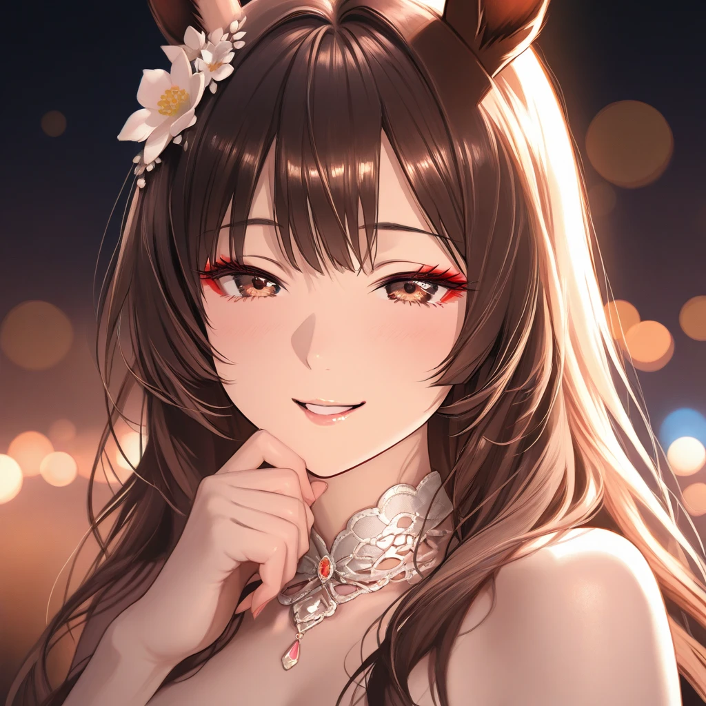 top-quality、Top image quality、nicenature、​masterpiece、girl with((20yr old、Best Bust、big bast、Bust 85、Breasts wide open、A slender、Large valleys、Gold Bikini、Gold Dress,Leaning forward、Reflecting the whole body)）hiquality、Beautiful Art、Background with((Luxury Hotels、Golden Chain、Window with night view)))masutepiece、visualart、depth of fields、