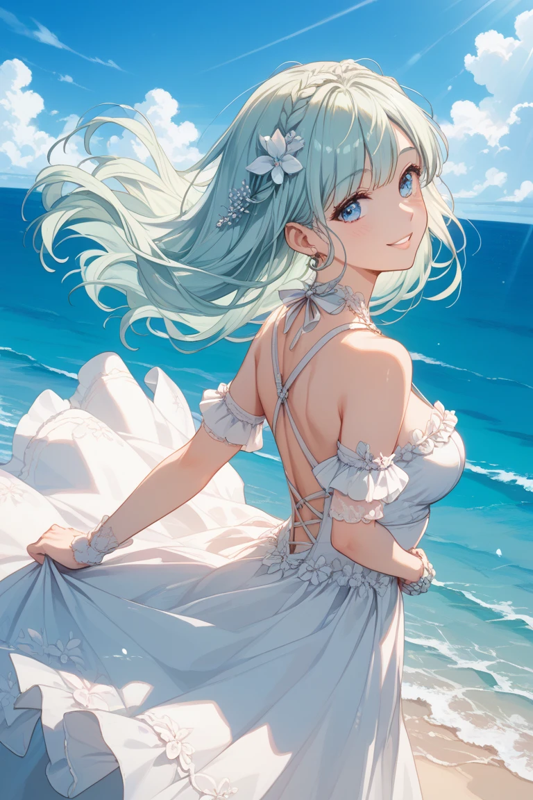 God、woman、island、Ocean、summer