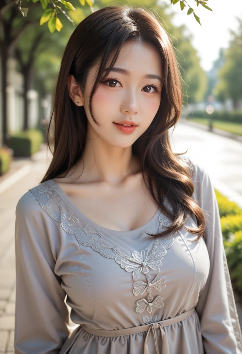 nsfw,girl,(best quality), (high_quality),fullbody,naked, nudity,4k,8k, RAW photo,(intricate_details), (ultra-detailed),(distinct_image),(a professional photo of japanese girl),masterpiece,looking at viewer,colored_skin,dark_skin,
landscape,Very beautiful forest landscape,
Japanese princess, 15-year-old,breast reduction, (best quality), (high_quality),4k,8k,
( smile),round face, (white blouse:1.3),((ultra-detailed clothes) ), ((ultra-detailed clothes wrinkles)), ((ultra-detailed hair)), ,front, whole body, beautiful cute eyes,
masterpiece, best quality, 8k