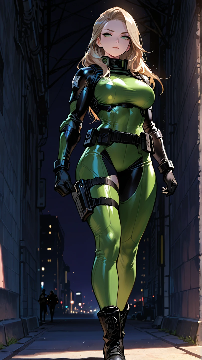 Lizard,reptile,gex the gecko,woman,spy suit,trench coat,jade scale skin,sexy mood,infiltration,metal gear,splinter cell,lady,gun,90’s anime style,base background,8K,FullHDR,perfect quality,evening settings,detailed poses,dynamic poses