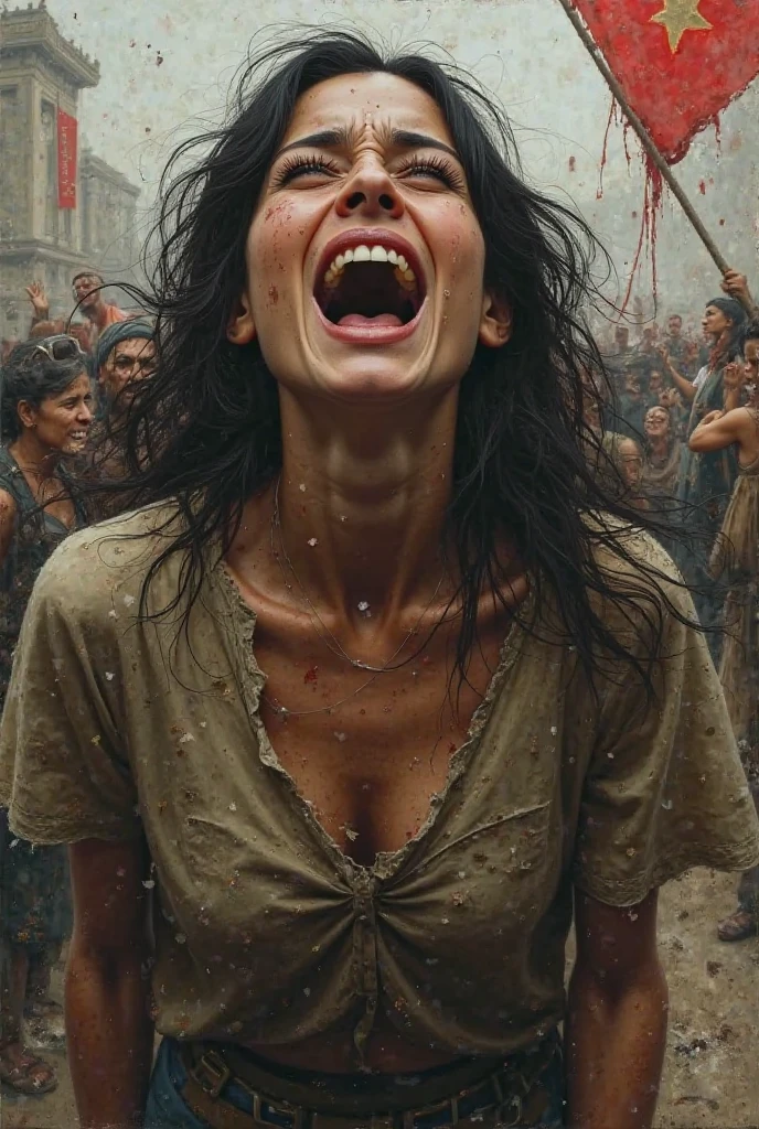 Rough anal cry