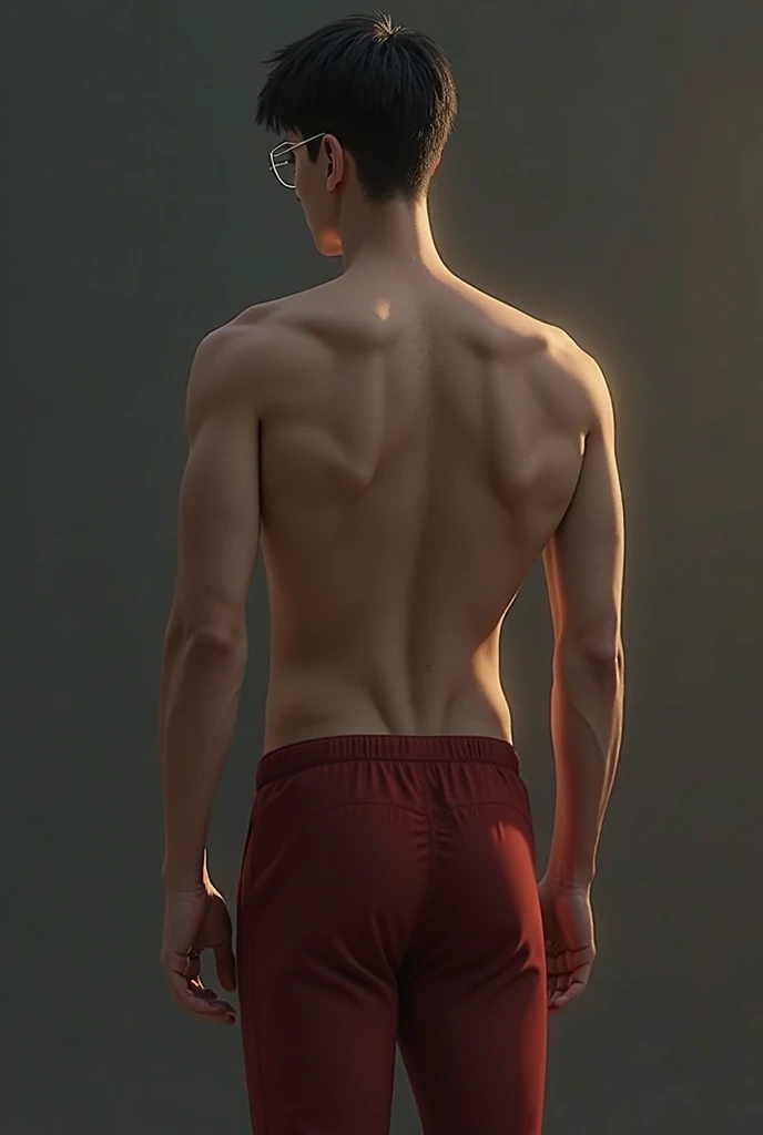 boy, starry sky, white underwear and seducing 