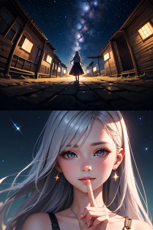 Comic storyboard, 1womanl,The beautiful,Costume dress,edgBunny,Full moon, 32K ,hyper HD, manga book