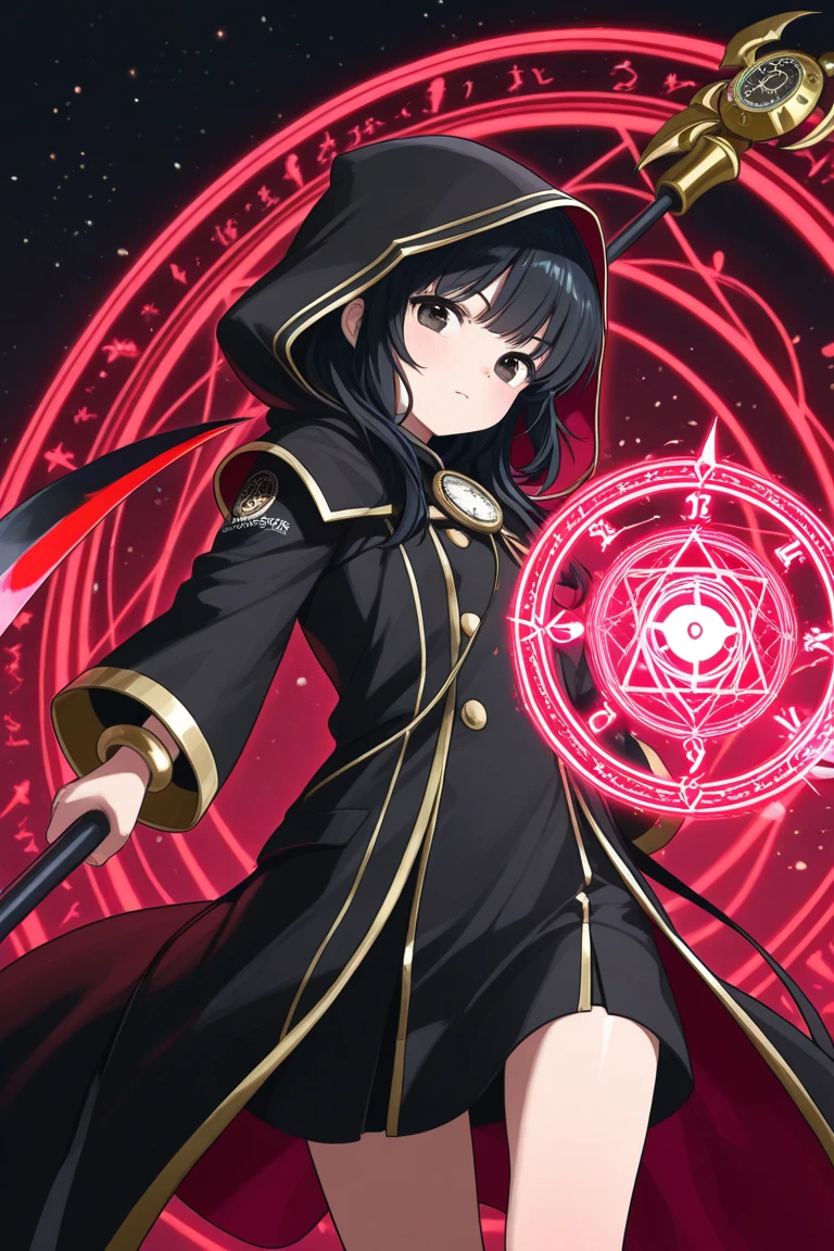 Cat's ears,hair is black and short,Goggles shine on her head,Her skin is pale, A vortex of flame enveloped me like a snake in an interstellar wind,Unleash the Japan of the Fire Sword, Highest Quality, Secretly carrying a red cloak adorned with costume,Rainbow Wizard, ((embarassed expression))((痴女)), 8 Red Light Stain,Blade of Light,Lens Flare, Big rainbow,The moon shines,Star chips, bloom, ((light glow)), chromatic abberation], Digital Painting, Insane details, Intricate details, Beautifully color graded, Unreal Engine, Cinematic , colour grading, Editorial Photography , Photography, Photo Shot, Shot on 70mm lens, depth of fields, degrees of freedom, Tilt Blur, Shutter Speed 1/1000, h/22