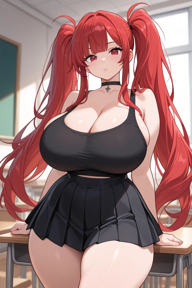 最高masterpiece、Wolf Girl, Large Breasts, Voluminous light red hair, masterpiece , Red eyes, hd, Thick thighs, Head to Chest, buried in my chest、Double teeth、tooth、Chubby、Grinning、Bunny girl、Big Tits、Jacket、white iris、