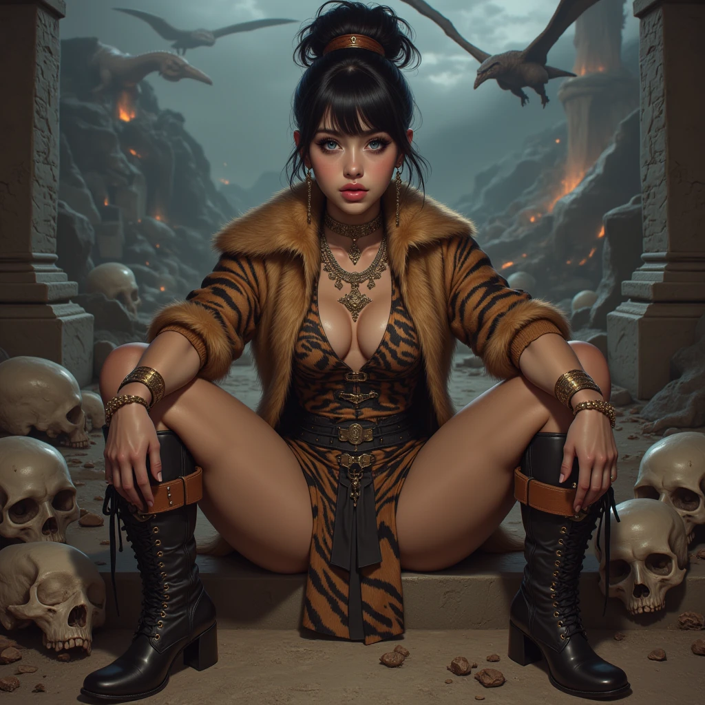 mulher africana, usando um vestido perto, Reggae, realeza, ANTIGO EGITO, joias reais, extremamente detalhado, artistic work, riqueza em detalhes, Image Definition Too High, 16k