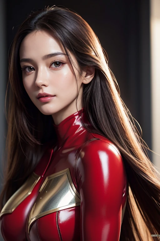 1 girl, (((17 years))), (((Perfect body))), masterpiece, best quality, 8K, Extremely detailed skin texture, Extremely detailed fabric texture, Beautiful and delicate face, (((Extremely beautiful))), Intricate details, Extremely detailed, ((Scarlet Witch's Black Widow)), (((Curly Blonde))), Extremely beautiful blonde, (((Extremely detailed long hair))), big red hairtie, Ponytail, Dynamic poses, ((Clothes that show thighs)), (Extremely detailed legs), ((shorts)), ((skirt)), (((Wide hips))), (Extremely detailed thick thighs), Sexy, Sexy pose, (((Extreme hourglass figure))), Extremely detailed deep red lipstick, Extremely detailed lips, Extremely detailed blue eyes, Beautiful appearance, (Slanted eyes), Extremely detailed provocative mouth, Extremely beautiful seductive lips, blush, Professional Makeup, Eyeshadow.