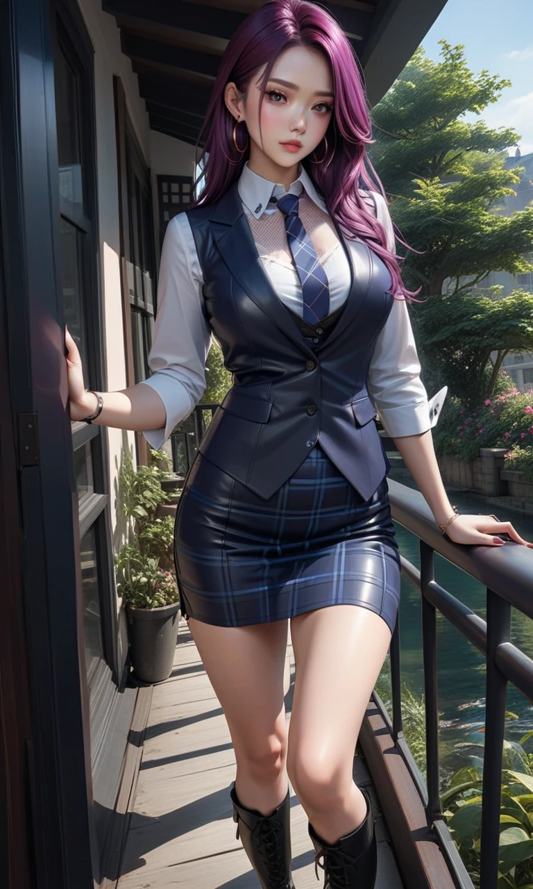 (Masterpiece, Best Quality, High Quality:1.4), professional artwork, Intricate Details, field of view, sharp focus, detailed painting, masterpiece, cinematic lighting, trending on pixiv, (vivid lighting, vibrant colors, by by Nagasawa Rosetsu:1.05),
Hiroko Takashiro, (mature female, milf:1.1), solo, (curvy:1.1), standing near chalkboard, holding chalk, classroom, (full body shot:1.1),
(red hair:1.05), long hair, lipstick, makeup, ultra detail hair, ultra detail face, (purple eyes:1.05), perfect eyes, perfect face, earrings, (confused, blush:1.2),
shirt, jacket, (black thighhighs, garter belt:1.1), zettai ryouiki, pencil skirt, school uniform, highheels,
(Large Breasts:1.1), Cleavage, big ass, thighs,