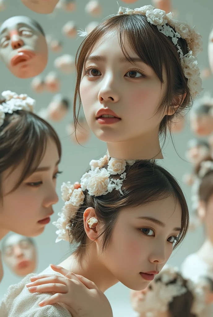 1girl,Floralmotifs,luminousskin,enchantinggaze,embellishedattire,naturallighting,shallowdepthoffield,romanticsetting,dreamypastelpalette,whimsicaldetails,capturedonfilm,<lora:pailide3-000005:A>,, masterpiece,best quality,highres,8k uhd,