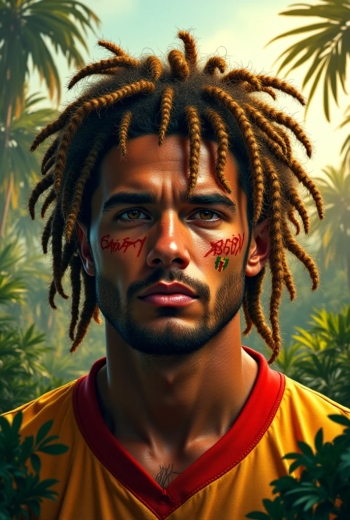 Create me Bob Marley as if he were a zombie realist
