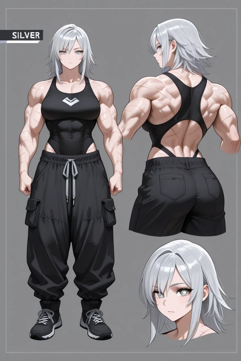 Anime boy, skimpy clothes, barefoot, feet visible, slightly muscular, dark skin, front and back, big ass, small waist