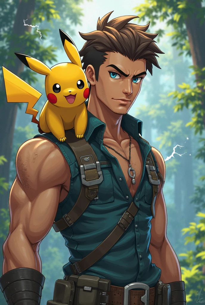 Pikachu warrior naked