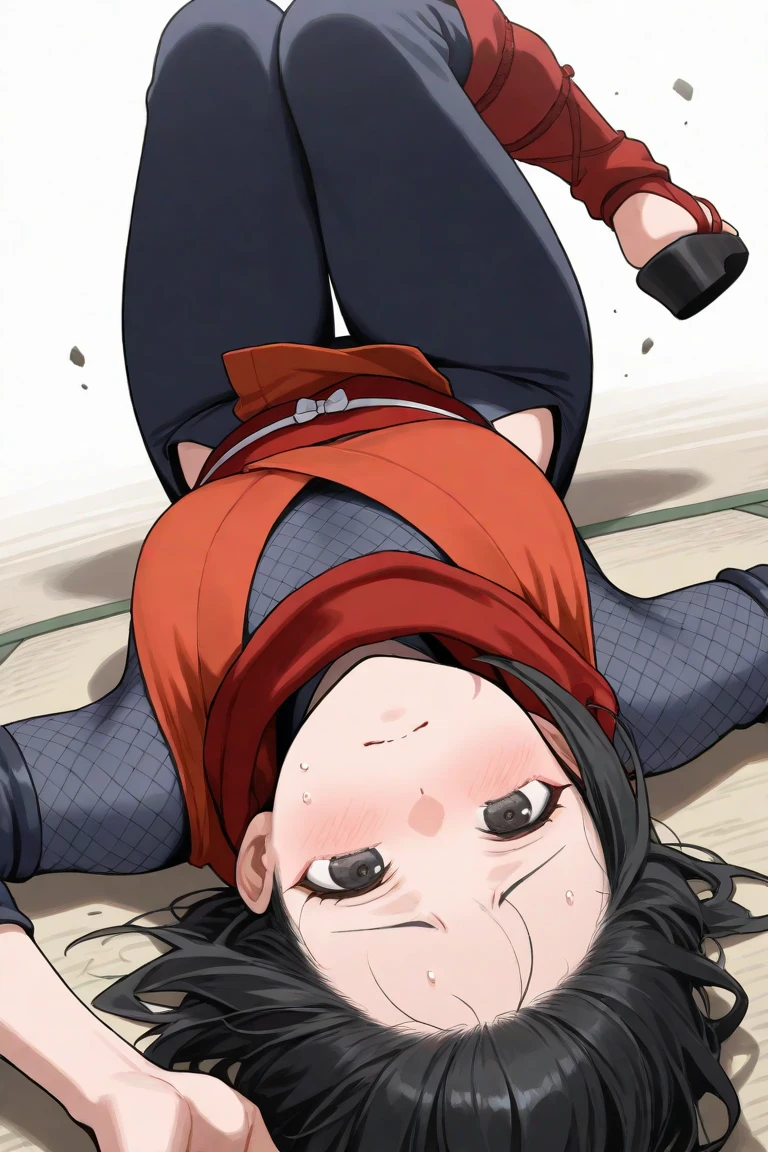 ((Masterpiece, Best Quality, 2d, anime)), (1 woman, Solo: 1.4), red hair, busty, muscle, green sweather, white background, sideview, yelling, angry, strong emotion, expressive